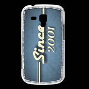 Coque Samsung Galaxy Trend Since 2001 Bleu