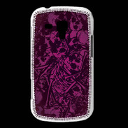 Coque Samsung Galaxy Trend Skull and bones Rose