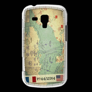 Coque Samsung Galaxy Trend Débarquement Normandie Carte ZG