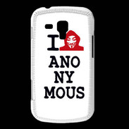 Coque Samsung Galaxy Trend I love anonymous