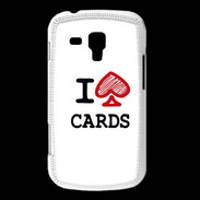 Coque Samsung Galaxy Trend I love Cards spade