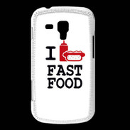 Coque Samsung Galaxy Trend I love Fast Food