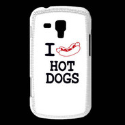 Coque Samsung Galaxy Trend I love Hot Dogs