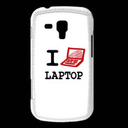 Coque Samsung Galaxy Trend I love Laptop