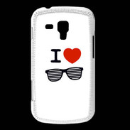 Coque Samsung Galaxy Trend I love Lunette Fun