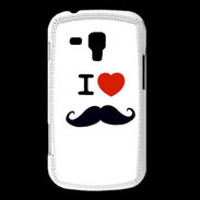 Coque Samsung Galaxy Trend I love Moustache