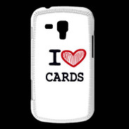 Coque Samsung Galaxy Trend I love Poker Heart