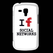 Coque Samsung Galaxy Trend I love Social Net