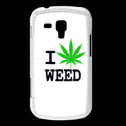 Coque Samsung Galaxy Trend I love Weed