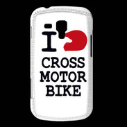 Coque Samsung Galaxy Trend i love Cross Motor