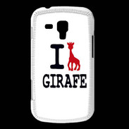 Coque Samsung Galaxy Trend I love Girafe