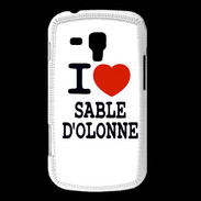 Coque Samsung Galaxy Trend I love Sable d'Olonne