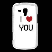 Coque Samsung Galaxy Trend I love you