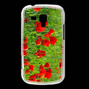 Coque Samsung Galaxy Trend DP champs de coquelicots