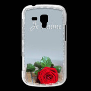 Coque Samsung Galaxy Trend Belle rose PR