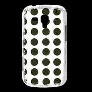 Coque Samsung Galaxy Trend pois vert foncé