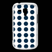 Coque Samsung Galaxy Trend pois bleu marine