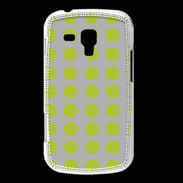 Coque Samsung Galaxy Trend pois gris & vert
