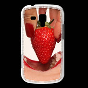 Coque Samsung Galaxy Trend Plaisir et fraise PR10