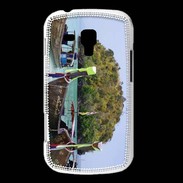 Coque Samsung Galaxy Trend DP Barge en bord de plage