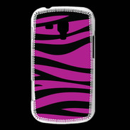 Coque Samsung Galaxy Trend zèbre rose & noir