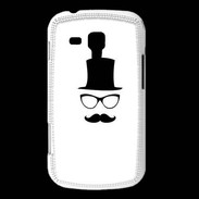 Coque Samsung Galaxy Trend chapeau moustache