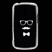 Coque Samsung Galaxy Trend moustache & noeud 1