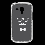 Coque Samsung Galaxy Trend moustache & noeud 2