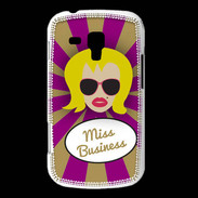 Coque Samsung Galaxy Trend Miss business Blonde
