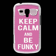 Coque Samsung Galaxy Trend Keep Calm Funky Rose