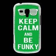 Coque Samsung Galaxy Trend Keep Calm Funky Vert