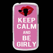 Coque Samsung Galaxy Trend Keep Calm Girly Rose