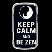 Coque Samsung Galaxy Trend Keep Calm Be Zen Noir