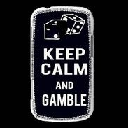 Coque Samsung Galaxy Trend Keep Calm Gamble Noir