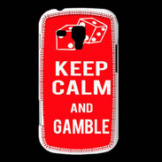 Coque Samsung Galaxy Trend Keep Calm Gamble Rouge