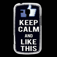 Coque Samsung Galaxy Trend Keep Calm Like This Noir