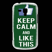 Coque Samsung Galaxy Trend Keep Calm Like This Vert