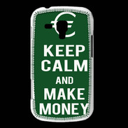 Coque Samsung Galaxy Trend Keep Calm Make money Vert