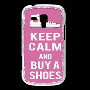 Coque Samsung Galaxy Trend Keep Calm Buy Shoes Rose