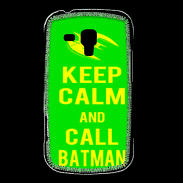 Coque Samsung Galaxy Trend Keep Calm Call Batman Vert