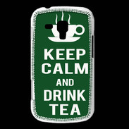 Coque Samsung Galaxy Trend Keep Calm Drink Tea Vert