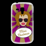 Coque Samsung Galaxy Trend Miss business Rousse