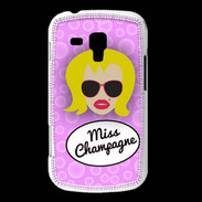 Coque Samsung Galaxy Trend Miss Champagne Blonde