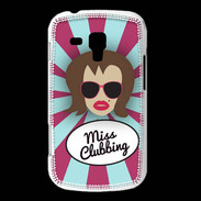 Coque Samsung Galaxy Trend Miss Clubbing Chatain