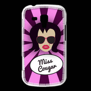 Coque Samsung Galaxy Trend Miss Cougar Brune