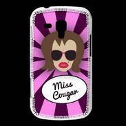 Coque Samsung Galaxy Trend Miss Cougar Chatain