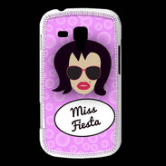 Coque Samsung Galaxy Trend Miss Fiesta Brune