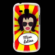 Coque Samsung Galaxy Trend Miss Latina Brune