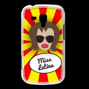 Coque Samsung Galaxy Trend Miss Latina Chatain