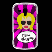Coque Samsung Galaxy Trend Miss Shopping Blonde